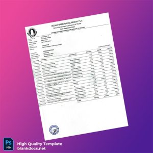 Bangladesh Document Type Template in Word and PDF formats