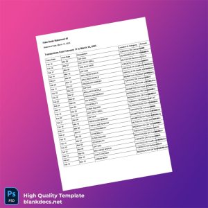 Canada Document Type Template in Word and PDF formats