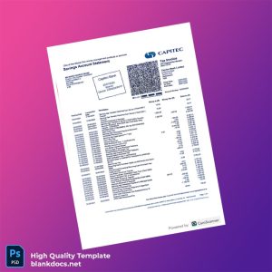 Country_ Bank_Issuer_ Captive Bank Limited Document Type_ Bank Statement Editable Bank Statement Template in Word and PDF format