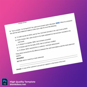 No 9 Yeo Question Bank Statement Definition Template in Word and PDF formats