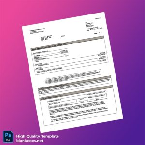 USA Citibank Bank Statement Template in Word and PDF formats